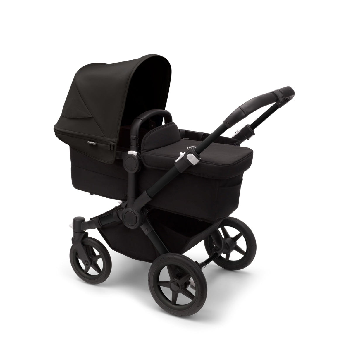 Bugaboo Donkey 5 Mono Bassinet and Seat - All Midnight Black/Black Chassis