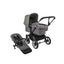 Bugaboo Donkey 5 Mono Bassinet and Seat - Forest Green/Grey Melange/Graphite Chassis