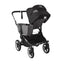 Bugaboo Donkey 5 Mono Bassinet and Seat - Midnight Black/Grey Melange/Graphite Chassis