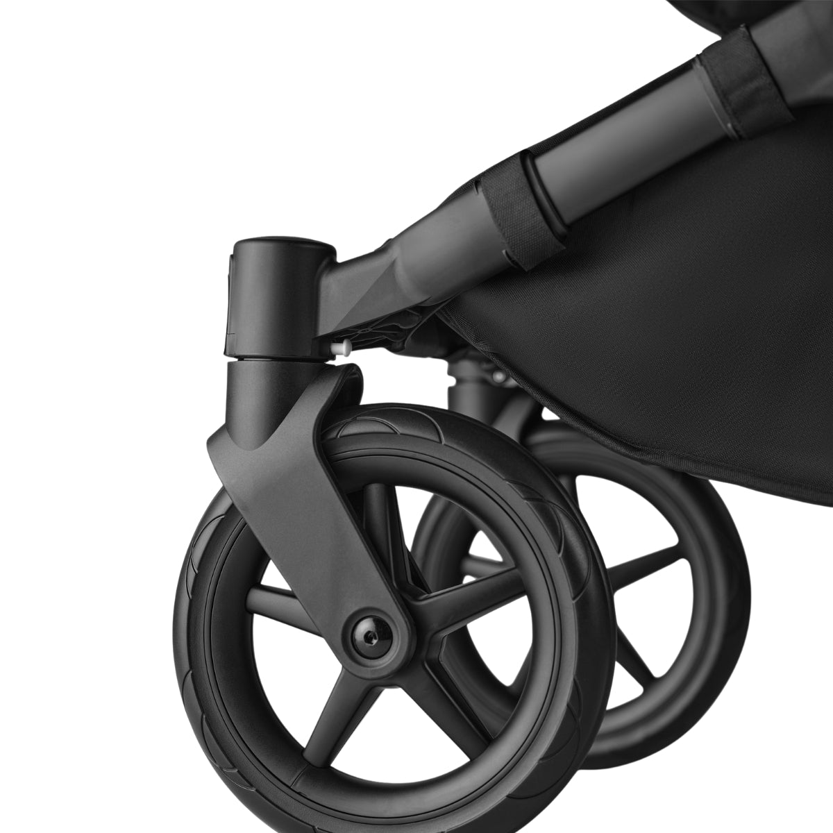 Bugaboo Donkey 5 Mono Bassinet and Seat - Midnight Black/Grey Melange/Graphite Chassis