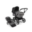 Bugaboo Donkey 5 Mono Bassinet and Seat - Midnight Black/Grey Melange/Graphite Chassis