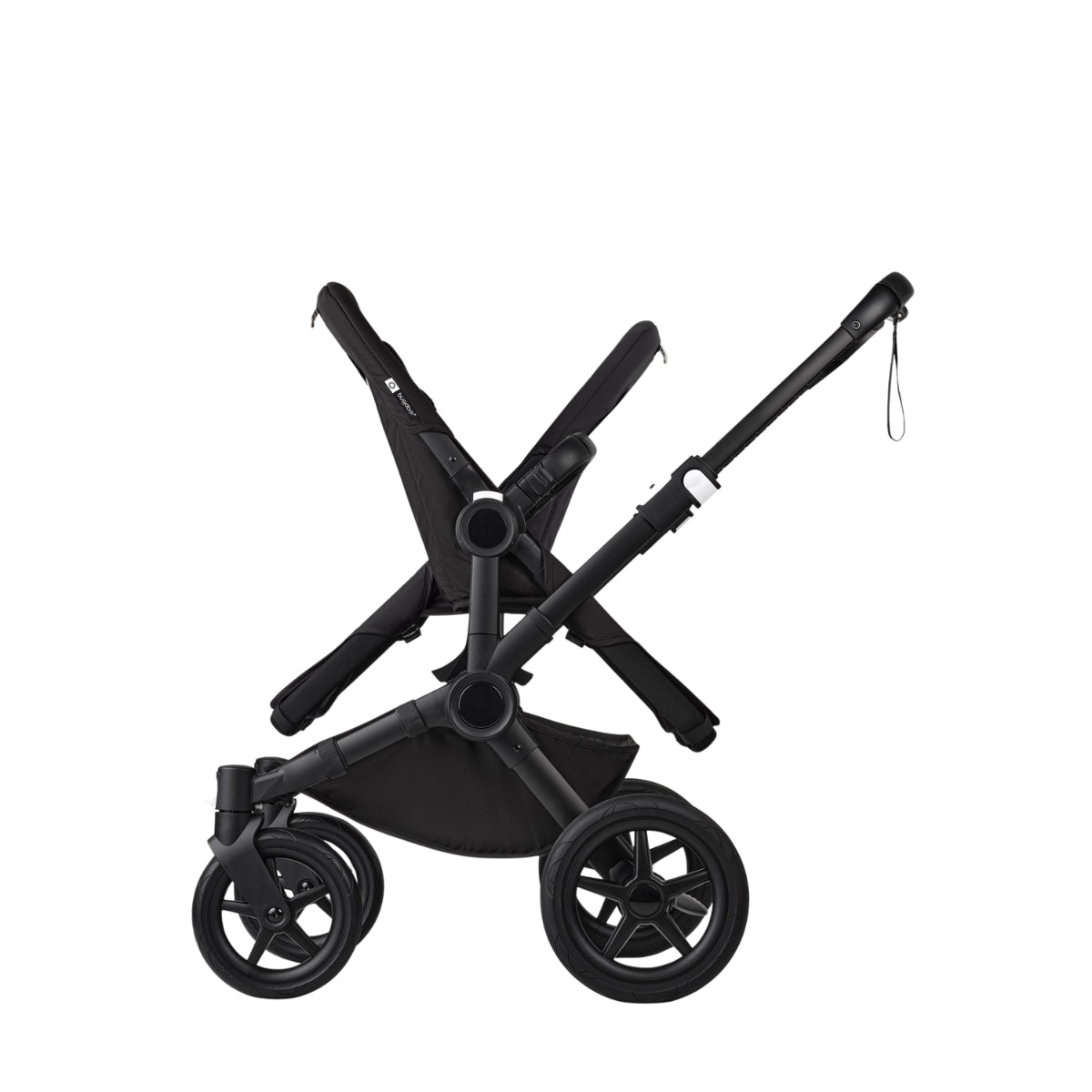 Bugaboo Donkey 5 Twin Bassinet And Stroller - All Midnight Black/Graphite Chassis