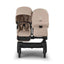 Bugaboo Donkey 6 Twin Complete Stroller Bundle – Black / Desert Taupe Melange on Luna Baby Store Miami