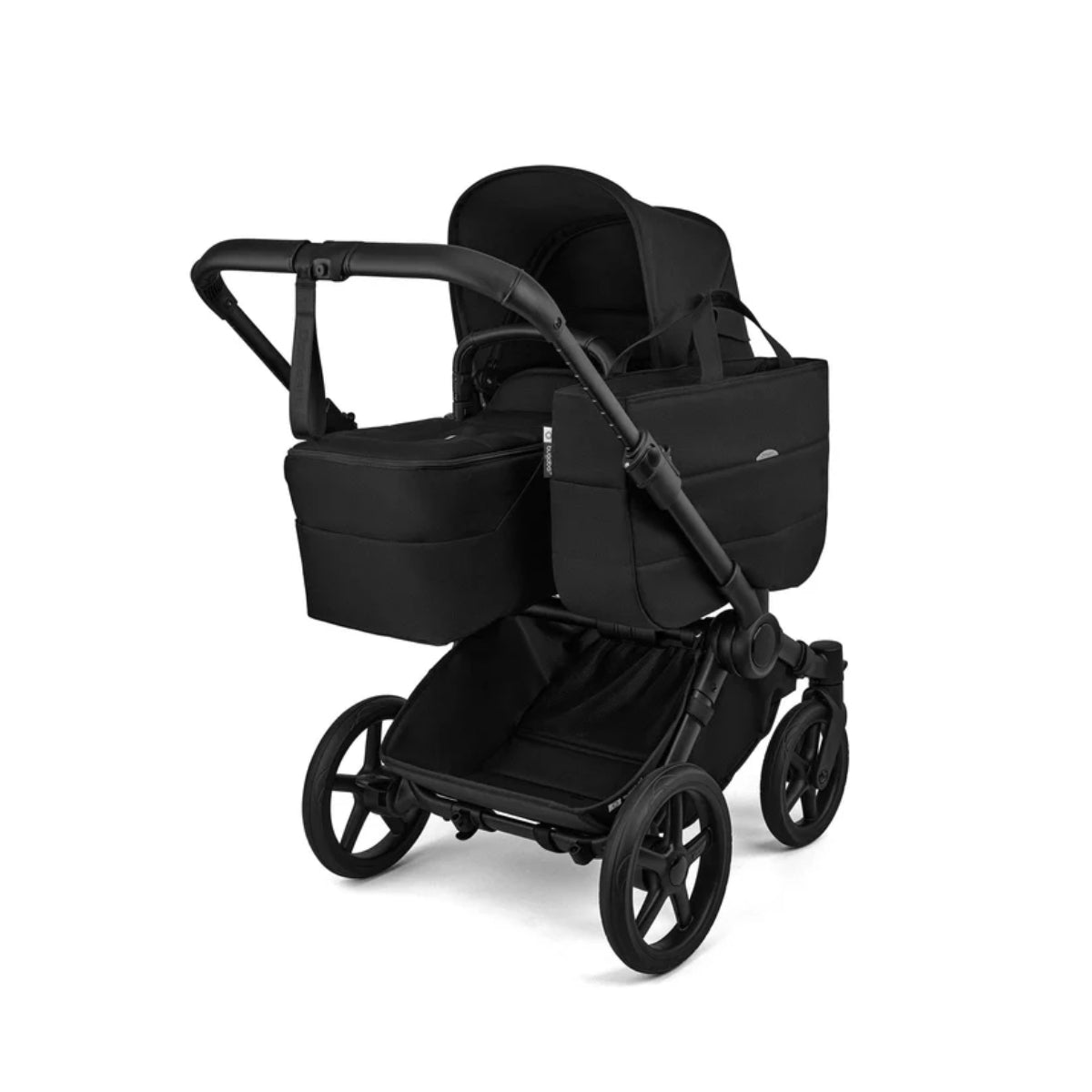 Bugaboo Donkey 6 Twin Complete Stroller Bundle - Black / Heritage Black