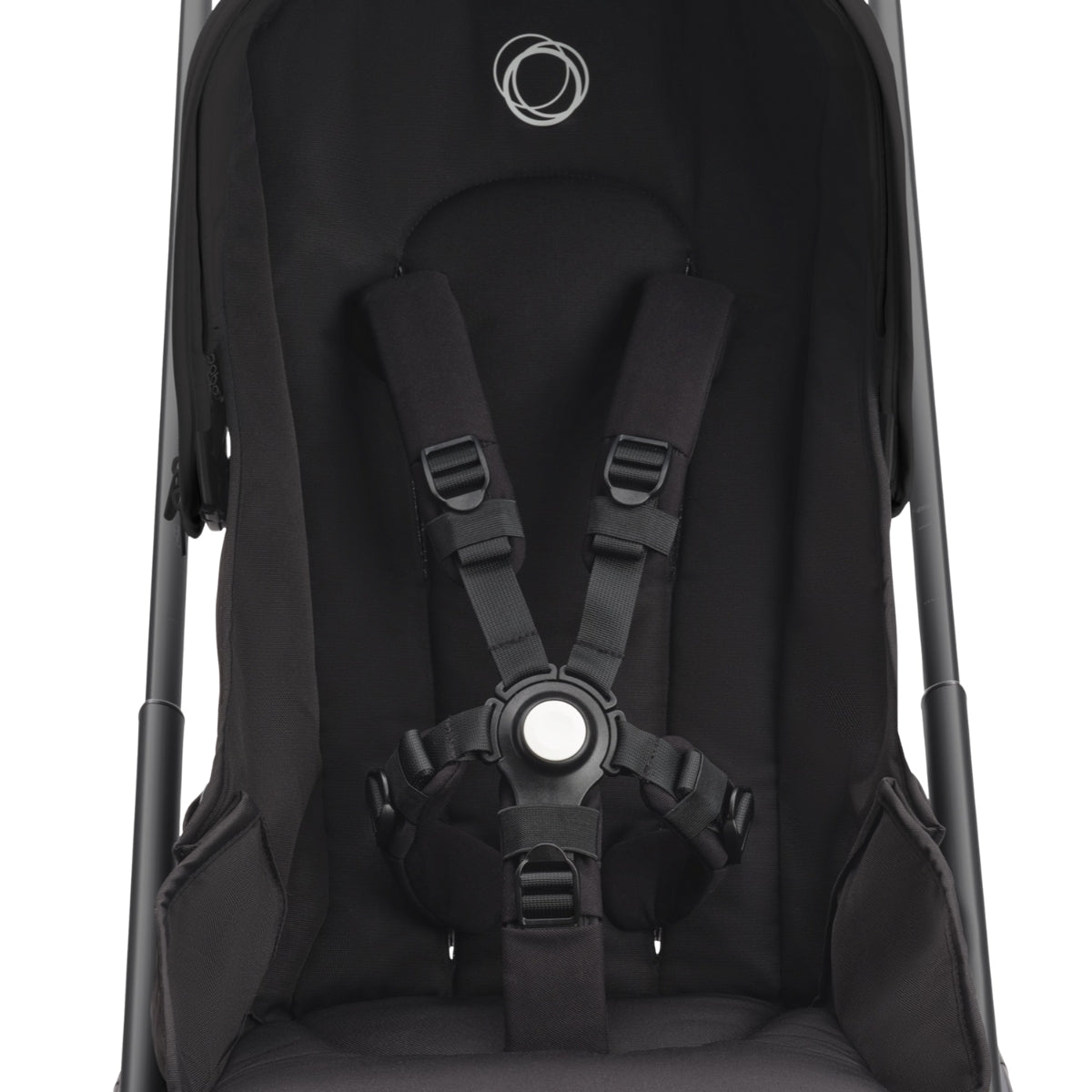 Bugaboo Dragonfly Complete Lightweight Compact Stroller - Graphite / Midnight Black / Skyline Blue
