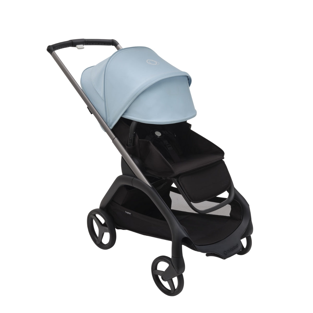 Bugaboo Dragonfly Complete Lightweight Compact Stroller - Graphite / Midnight Black / Skyline Blue
