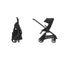 Bugaboo Dragonfly Complete Lightweight Compact Stroller - Graphite / Midnight Black / Skyline Blue
