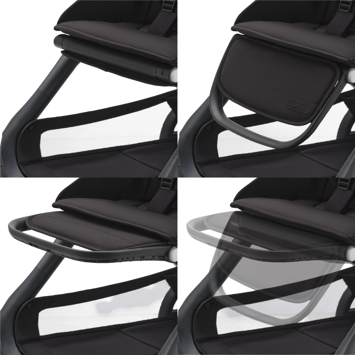 Bugaboo Dragonfly Complete Lightweight Compact Stroller - Graphite / Midnight Black / Skyline Blue