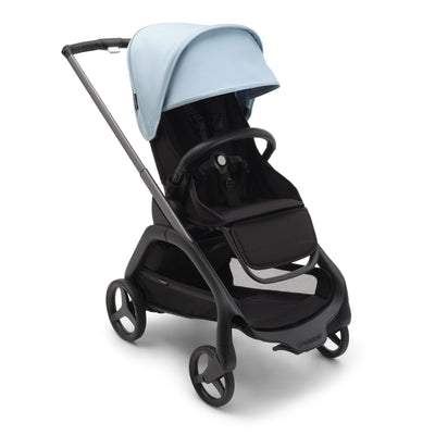 Bugaboo Dragonfly Complete Lightweight Compact Stroller - Graphite / Midnight Black / Skyline Blue