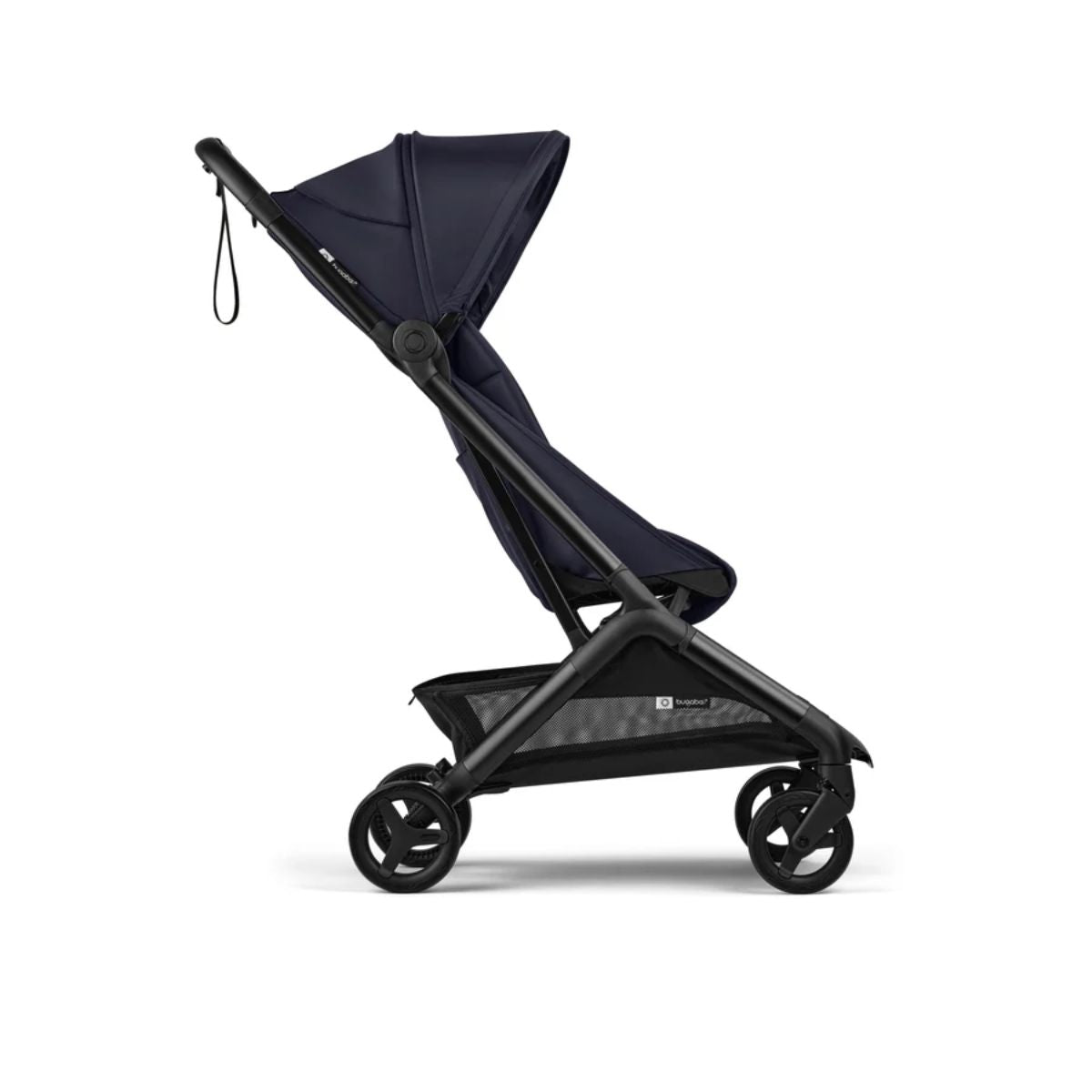 Bugaboo Butterfly 2 Plus Travel Stroller - Black/Deep Indigo on Luna Baby Store Miami