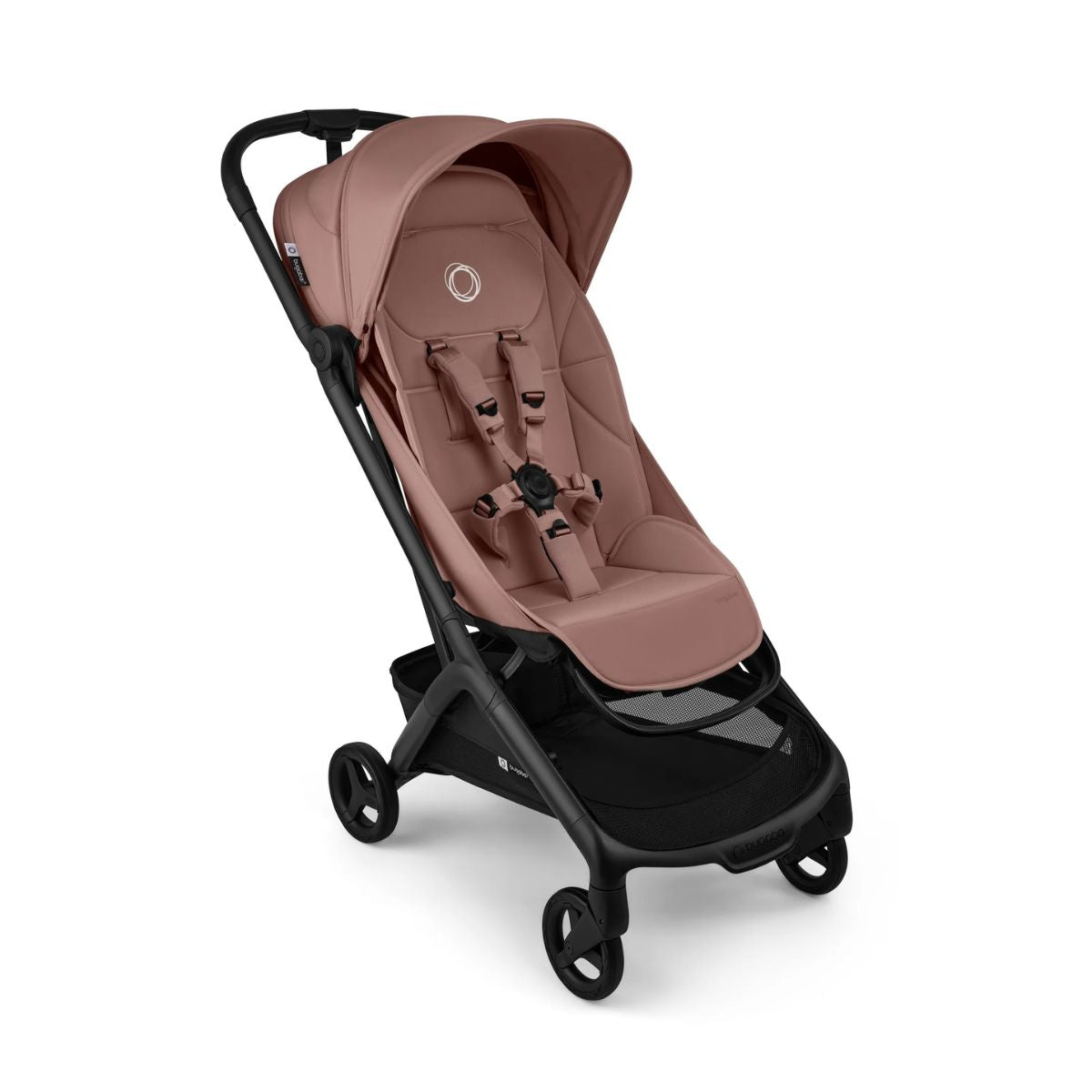 Bugaboo Butterfly 2 Plus Travel Stroller - Black/Dusty Pink on Luna Baby Store Miami
