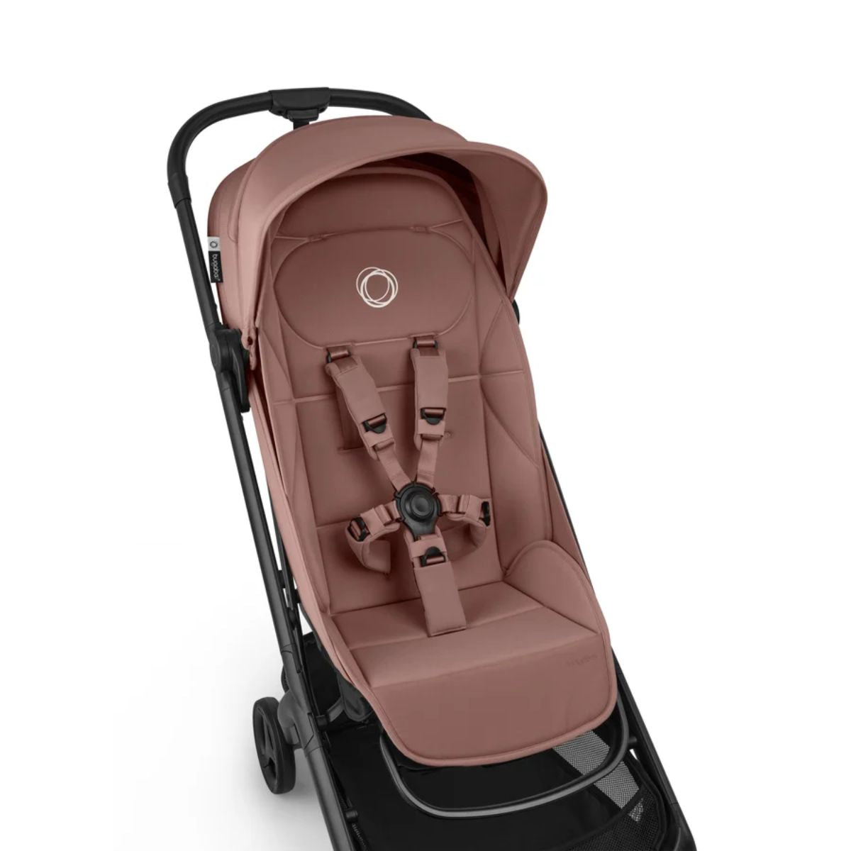Bugaboo Butterfly 2 Plus Travel Stroller - Black/Dusty Pink on Luna Baby Store Miami