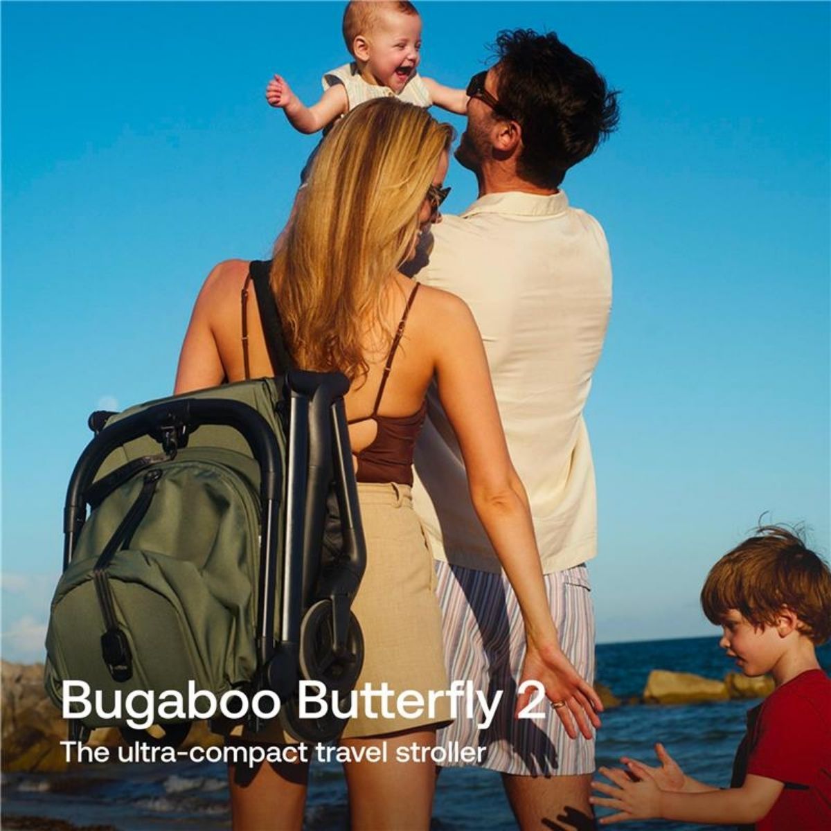 Butterfly 2 Complete Stroller by Bugaboo Black/Dusty Pink