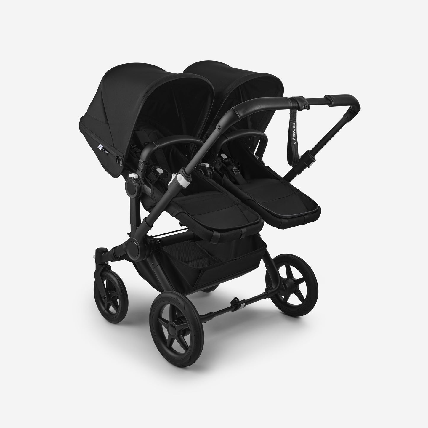 Bugaboo Donkey 5 Twin Bassinet And Stroller -  All Midnight Black/Black Chassis