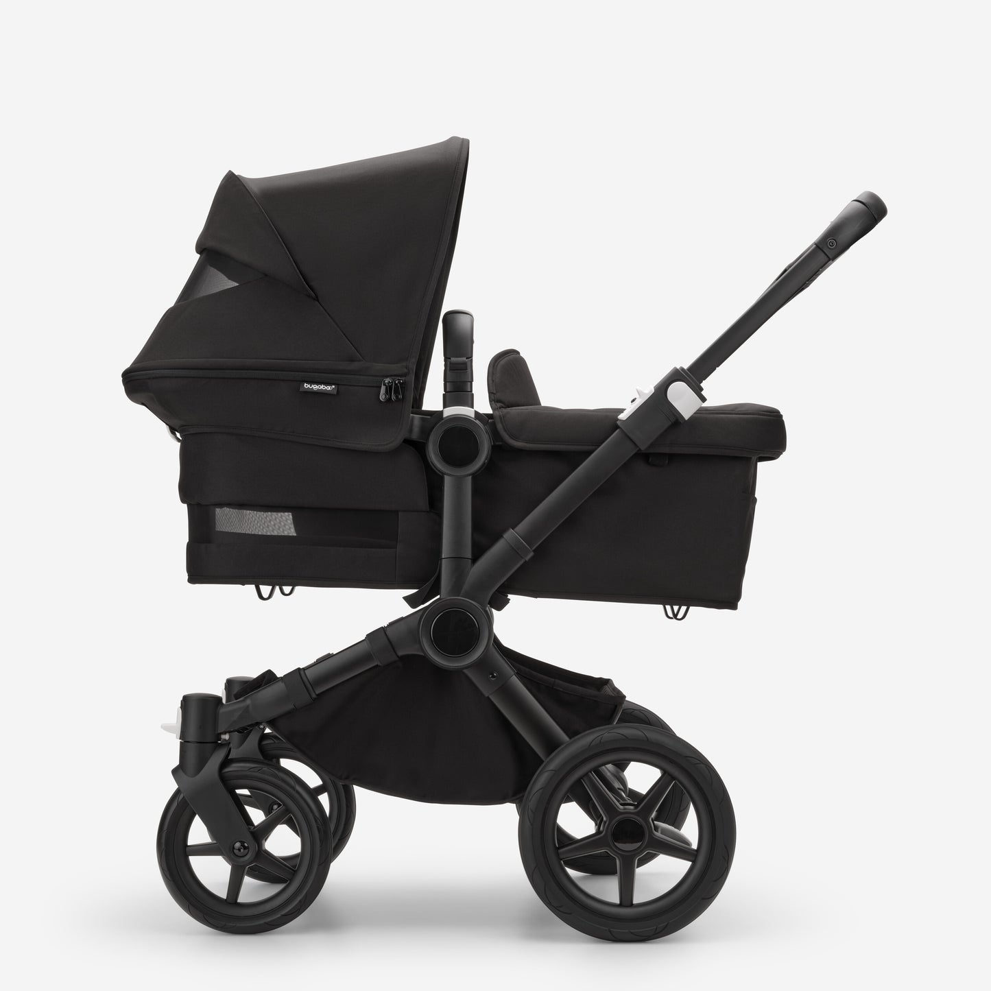 Bugaboo Donkey 5 Twin Bassinet And Stroller -  All Grey Melange/Graphite Chassis