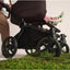 Bugaboo Donkey 6 Complete Single-to-Double Stroller - Black / Cocoa Brown