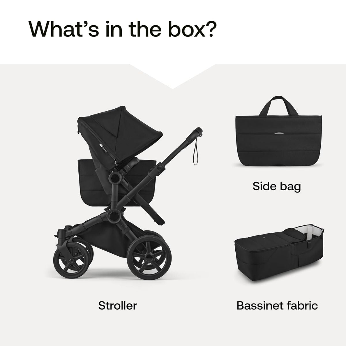 Bugaboo Donkey 6 Complete Single-to-Double Stroller - Black / Cocoa Brown