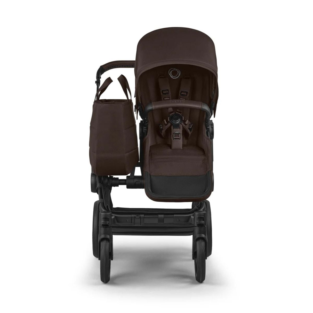 Bugaboo Donkey 6 Complete Single-to-Double Stroller - Black / Cocoa Brown