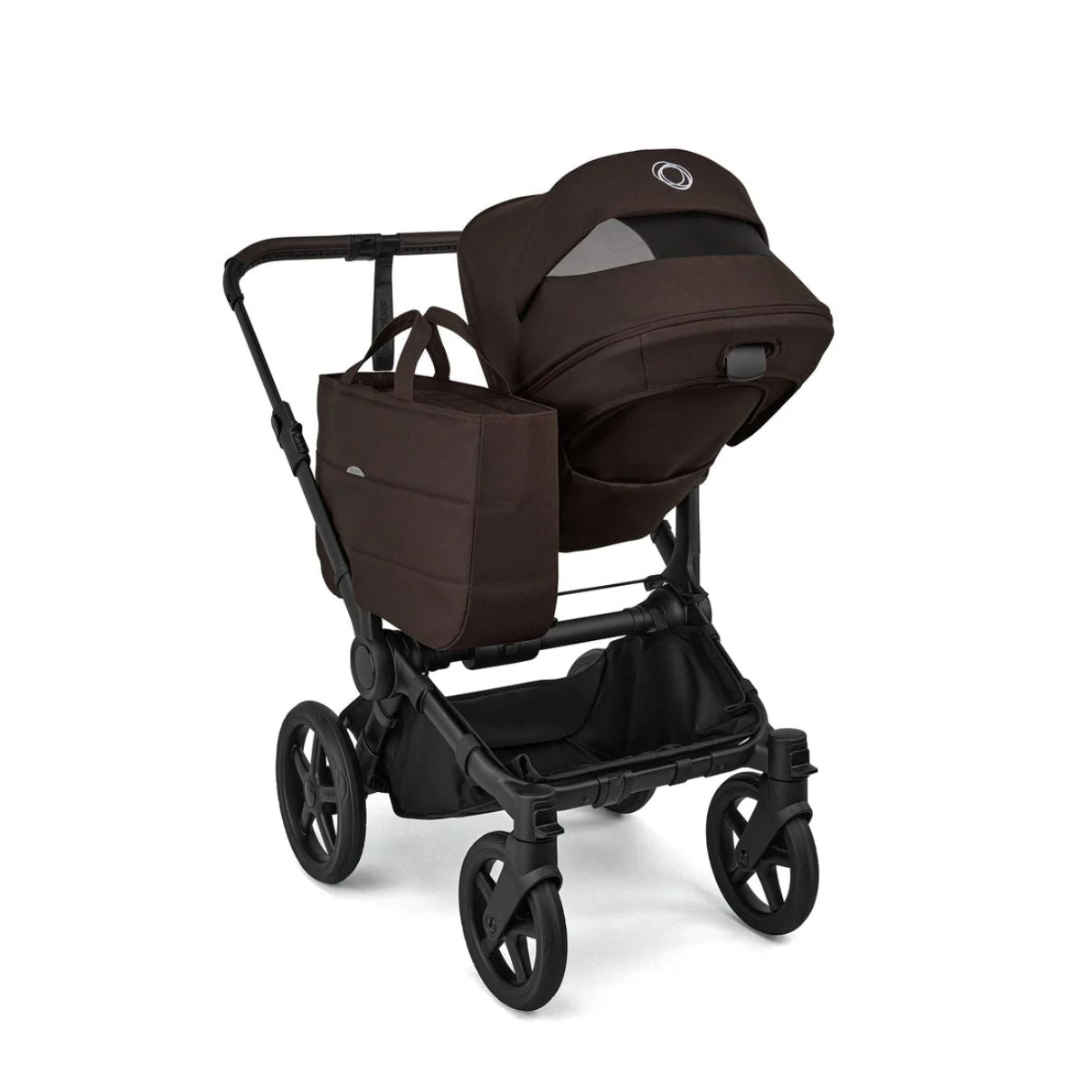 Bugaboo Donkey 6 Complete Single-to-Double Stroller - Black / Cocoa Brown