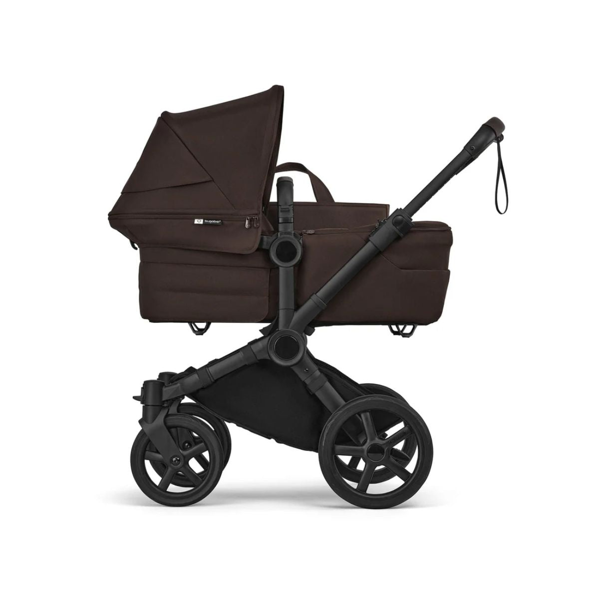 Bugaboo Donkey 6 Complete Single-to-Double Stroller - Black / Cocoa Brown