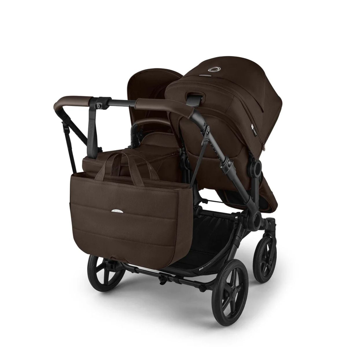 Bugaboo Donkey 6 Complete Single-to-Double Stroller - Black / Cocoa Brown