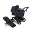 Bugaboo Donkey 6 Complete Single-to-Double Stroller - Black / Deep Indigo