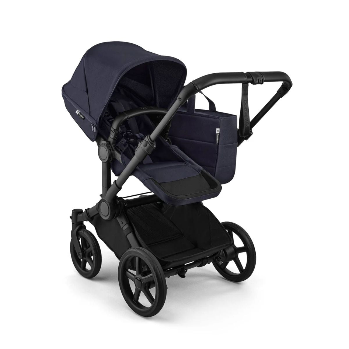 Bugaboo Donkey 6 Complete Single-to-Double Stroller - Black / Deep Indigo