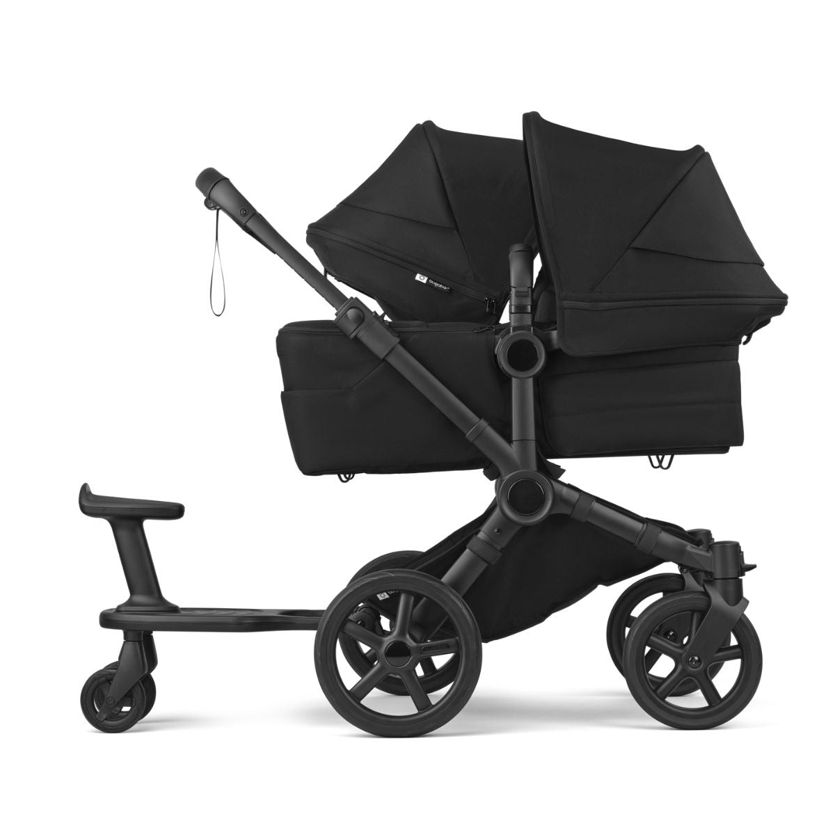 Bugaboo Donkey 6 Complete Single-to-Double Stroller - Black / Desert Taupe Melange