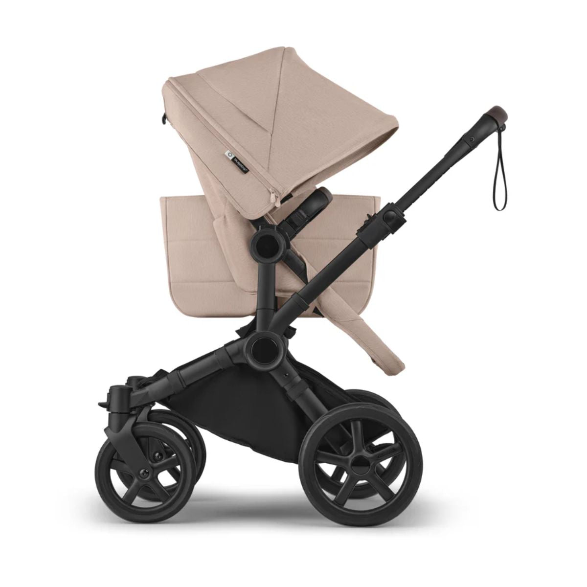 Bugaboo Donkey 6 Complete Single-to-Double Stroller - Black / Desert Taupe Melange