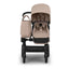 Bugaboo Donkey 6 Complete Single-to-Double Stroller - Black / Desert Taupe Melange on Luna Baby Store Miami