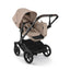 Bugaboo Donkey 6 Complete Single-to-Double Stroller - Black / Desert Taupe Melange on Luna Baby Store Miami