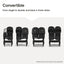 Bugaboo Donkey 6 Complete Single-to-Double Stroller - Black / Fern Green on Luna Baby Store Miami
