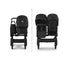 Bugaboo Donkey 6 Complete Single-to-Double Stroller - Black / Fern Green on Luna Baby Store Miami