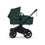 Bugaboo Donkey 6 Complete Single-to-Double Stroller - Black / Fern Green on Luna Baby Store Miami