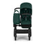 Bugaboo Donkey 6 Complete Single-to-Double Stroller - Black / Fern Green on Luna Baby Store Miami