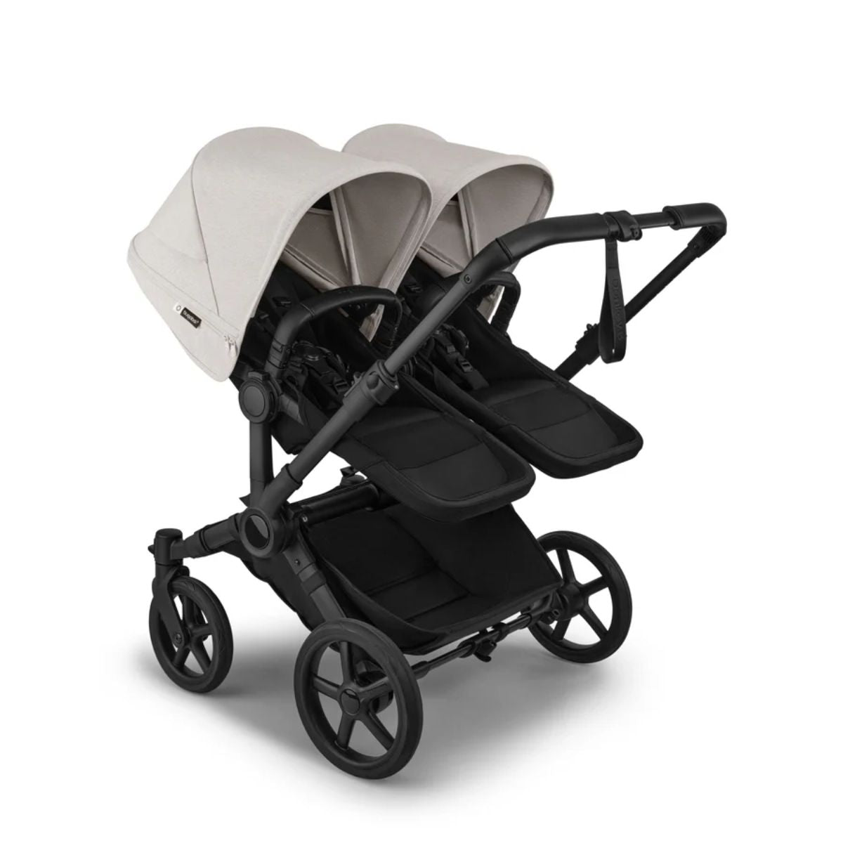 Bugaboo Donkey 6 Complete Single-to-Double Stroller - Black / Heritage Black / Misty White