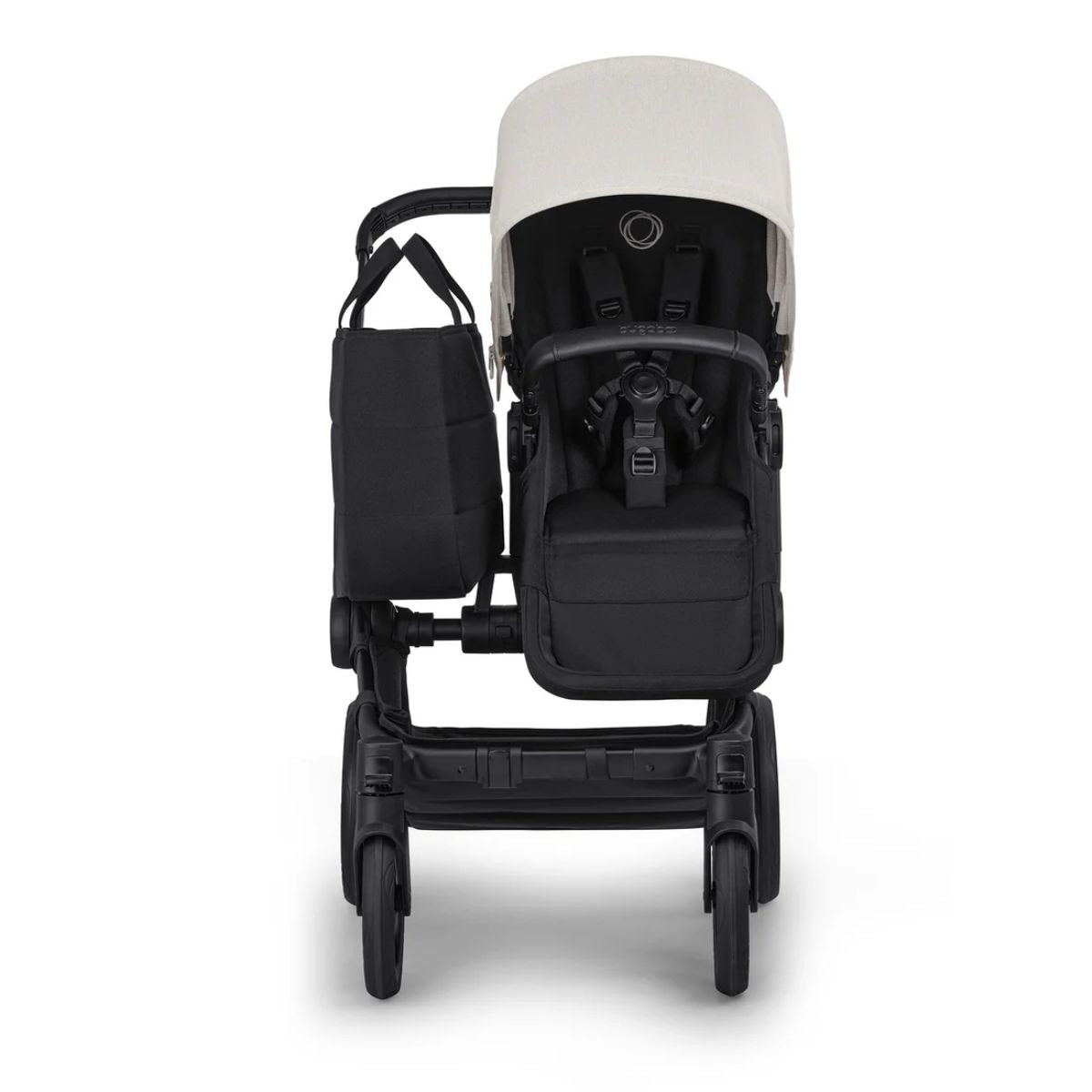Bugaboo Donkey 6 Complete Single-to-Double Stroller - Black / Heritage Black / Misty White on Luna Baby Store Miami