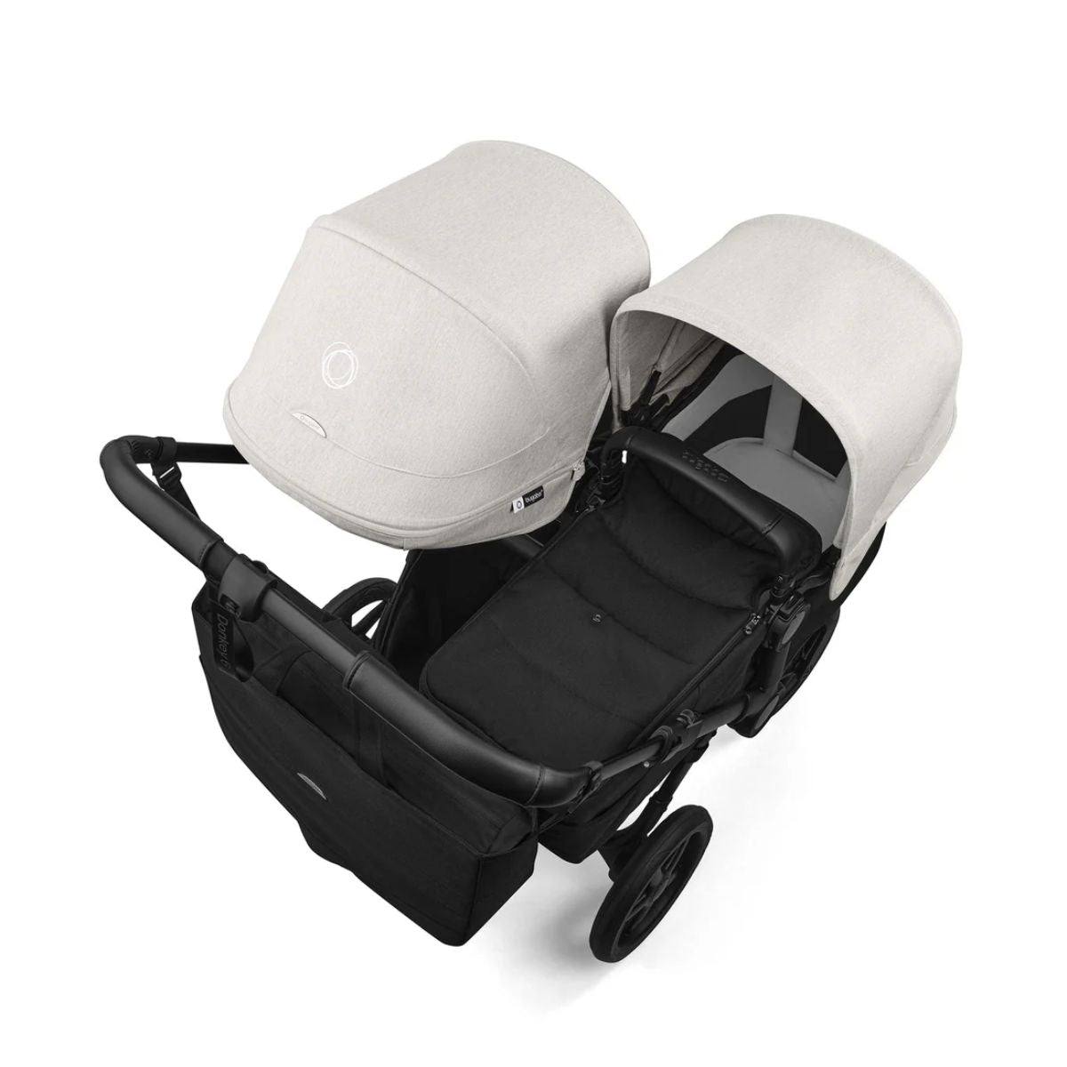 Bugaboo Donkey 6 Complete Single-to-Double Stroller - Black / Heritage Black / Misty White on Luna Baby Store Miami