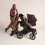 Bugaboo Donkey 6 Complete Single-to-Double Stroller - Black / Moon Grey on Luna Baby Store Miami