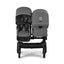 Bugaboo Donkey 6 Complete Single-to-Double Stroller - Black / Moon Grey on Luna Baby Store Miami