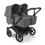 Bugaboo Donkey 6 Complete Single-to-Double Stroller - Black / Moon Grey on Luna Baby Store Miami