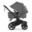 Bugaboo Donkey 6 Complete Single-to-Double Stroller - Black / Moon Grey on Luna Baby Store Miami