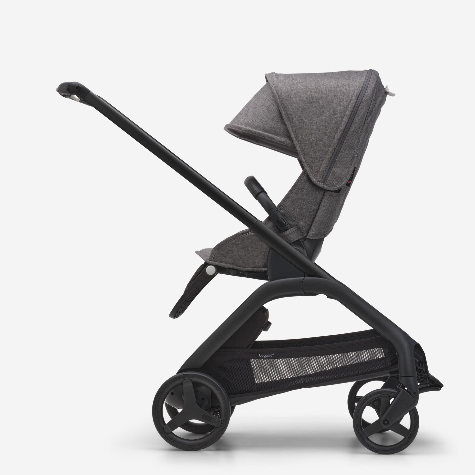 Bugaboo Dragonfly Stroller & Bassinet - All Grey Melange/Frame Black