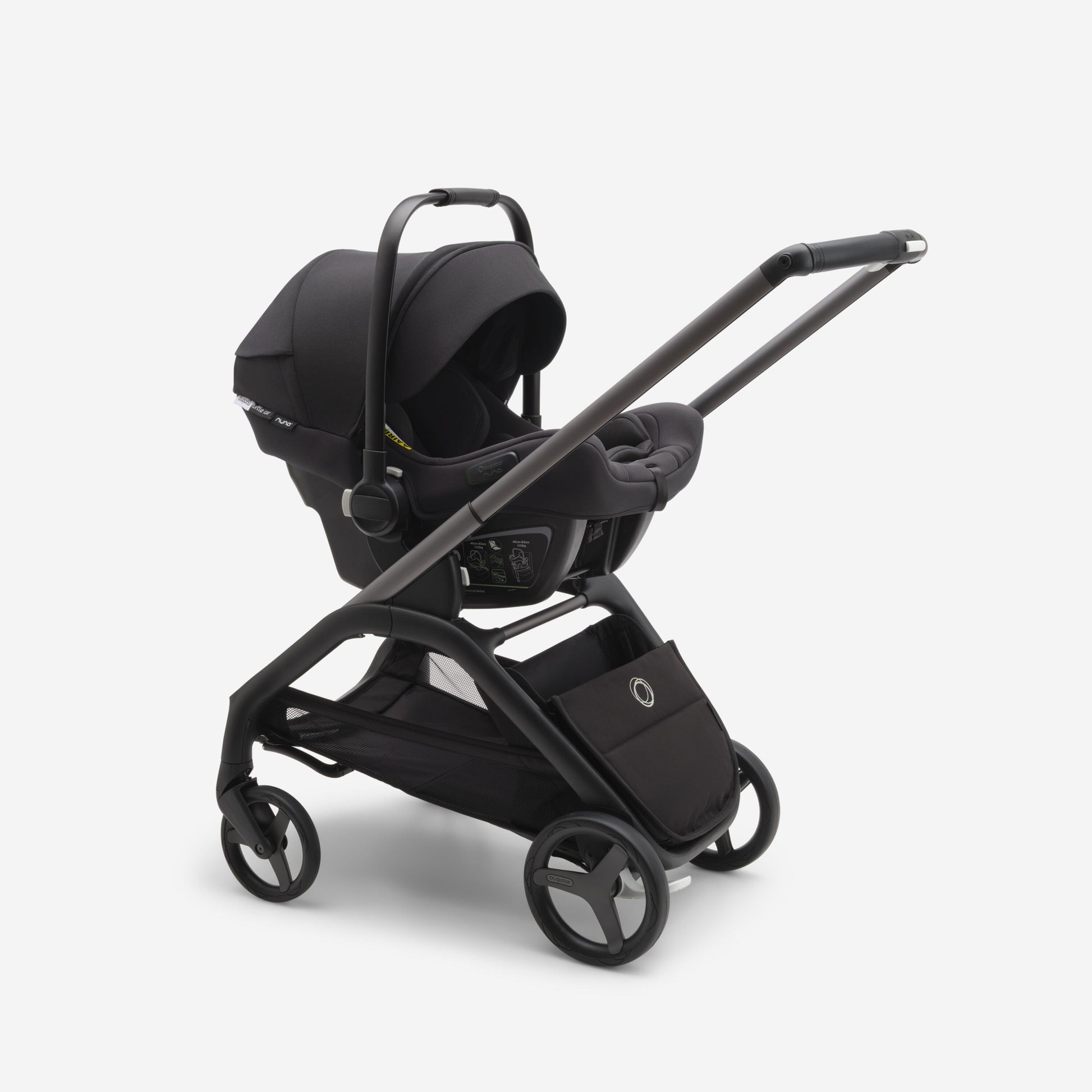Bugaboo Dragonfly Stroller & Bassinet - Morning Pink/Frame Black