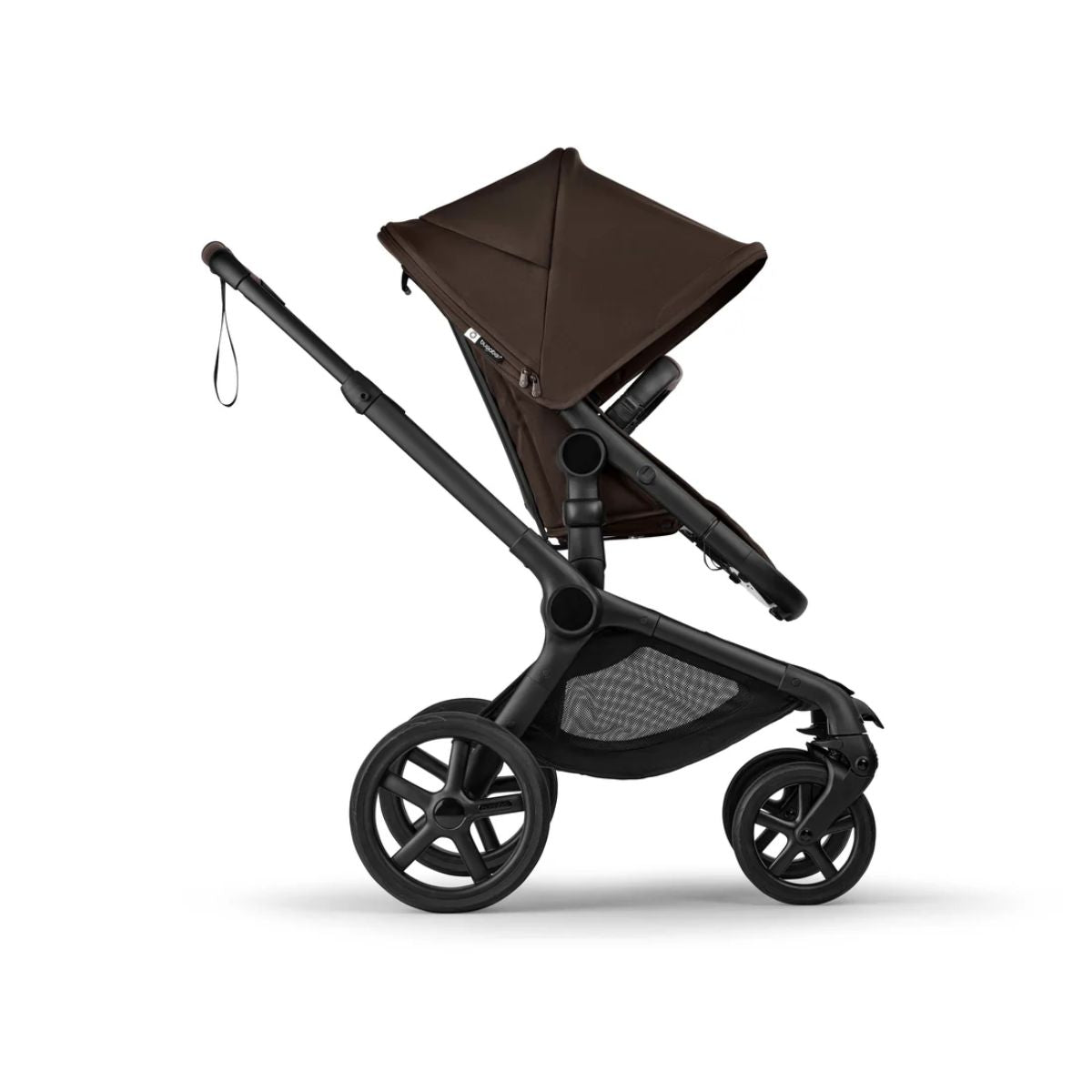 Bugaboo Fox 5 Renew Bassinet And Stroller - Black / Cocoa Brown