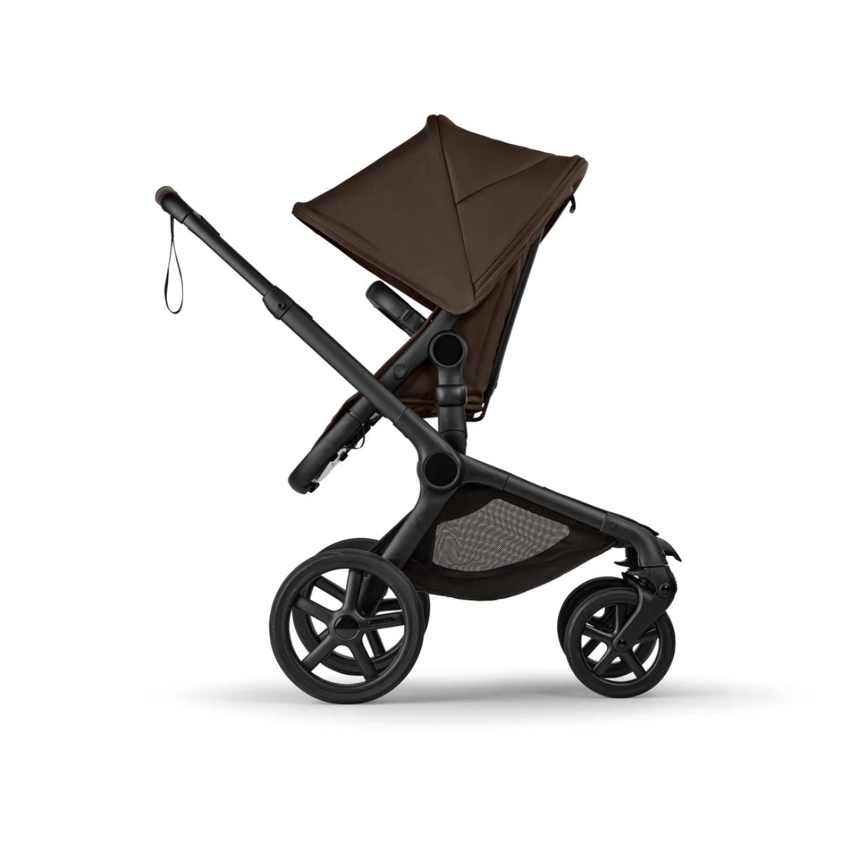 Bugaboo Fox 5 Renew Bassinet And Stroller - Black / Cocoa Brown