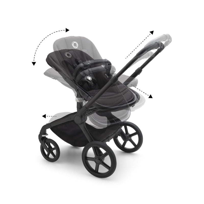 Bugaboo Fox 5 Bassinet & Seat Stroller - Black Chassis-Black