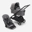 Bugaboo Dragonfly Stroller & Bassinet - Grey Melange/Frame Black