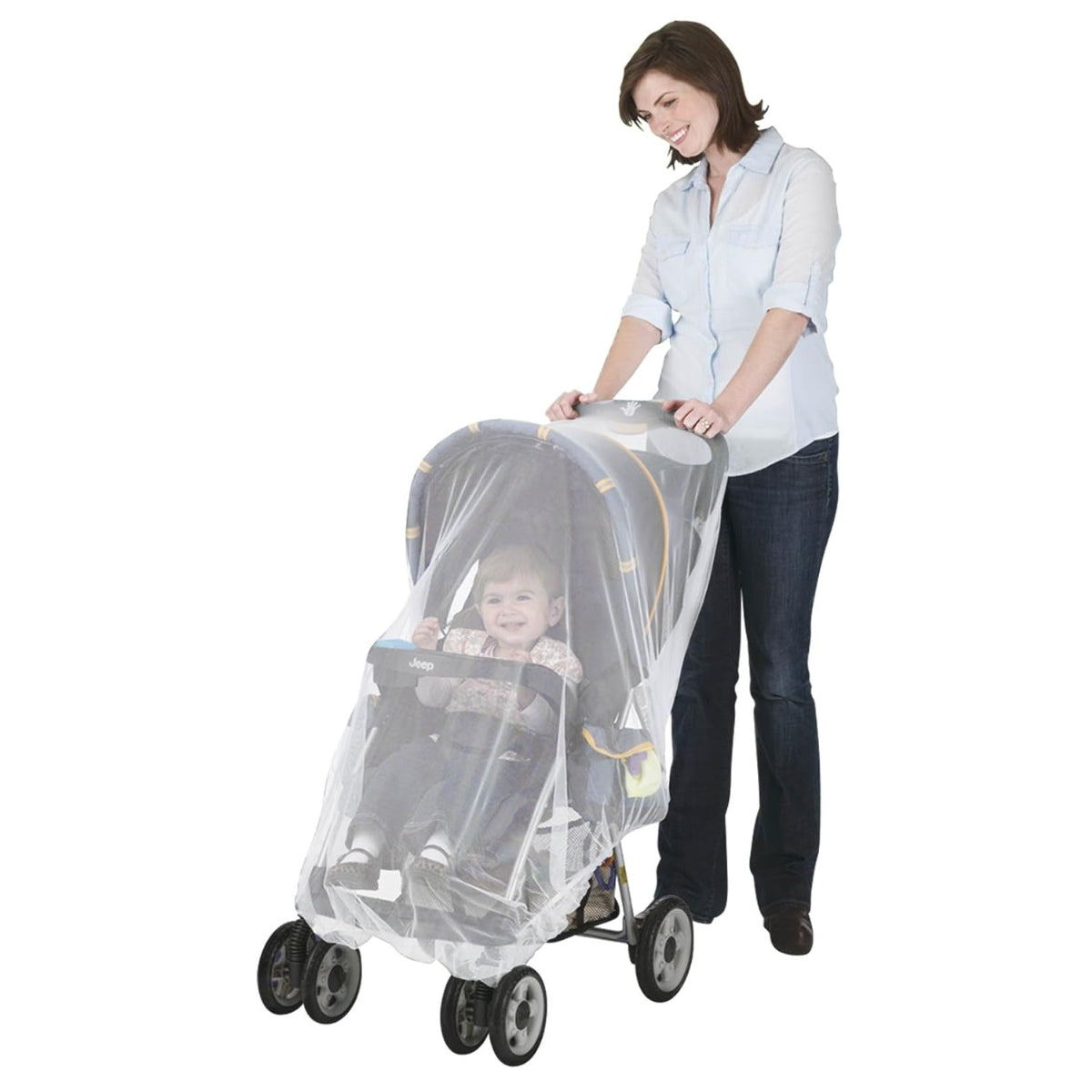 Buki Universal Mosquito Net for Strollers and Car Seats on Luna Baby Store Miami