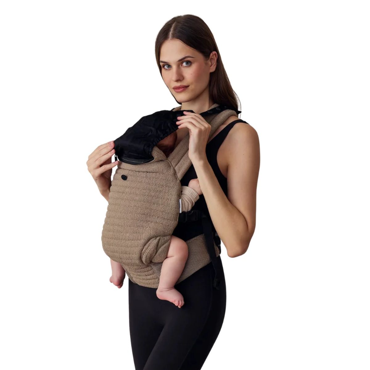 Bumpsuit The Armadillo Baby Carrier - Oyster on Luna Baby Store Miami